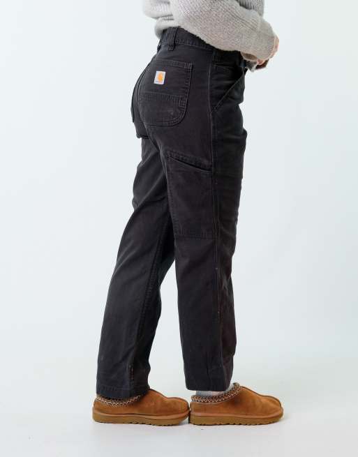 Vintage Carhartt 32x30 Canvas Carpenter Baggy Jeans Black