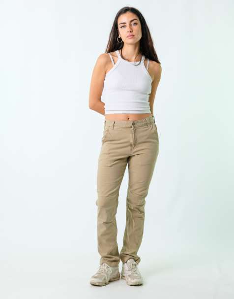 Vintage Carhartt 32x32 Denim Jeans Beige - view 1