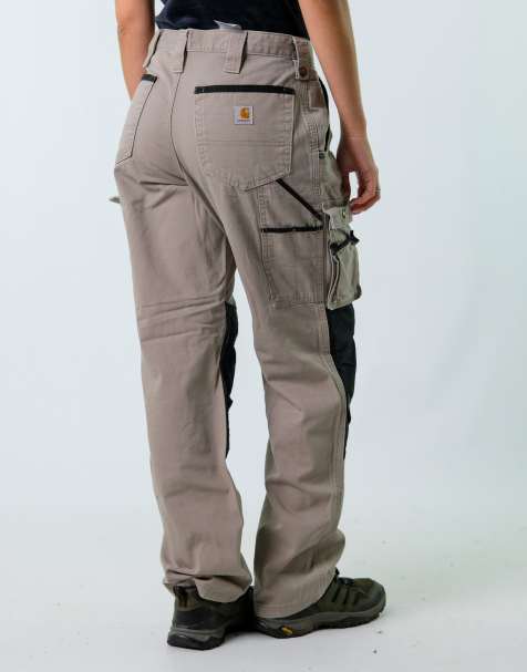Vintage Carhartt 32x32 Woven Cargo Pants Beige - view 1