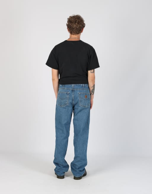 Vintage Carhartt 32x34 denim jeans in blue, 3 of 4
