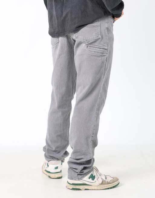 Vintage Carhartt 32x36 woven straight pants in grey