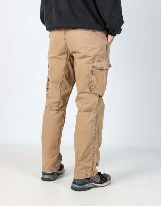 Vintage Carhartt 33x30 woven cargo pants in tan, 2 of 4
