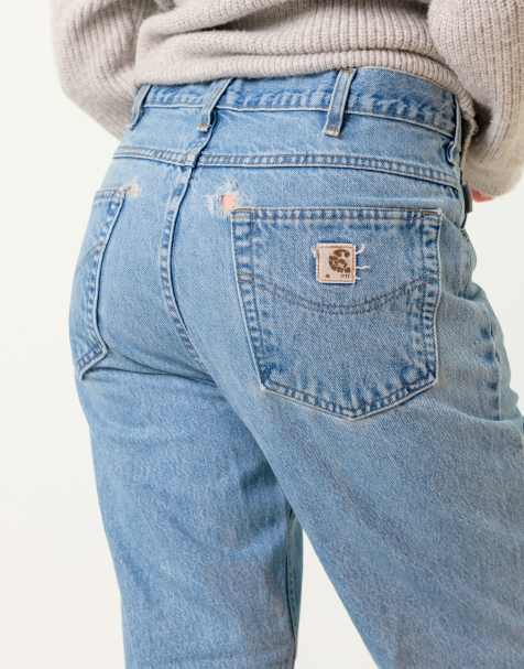 Vintage Carhartt 33x32 Denim Jeans Blue - view 1