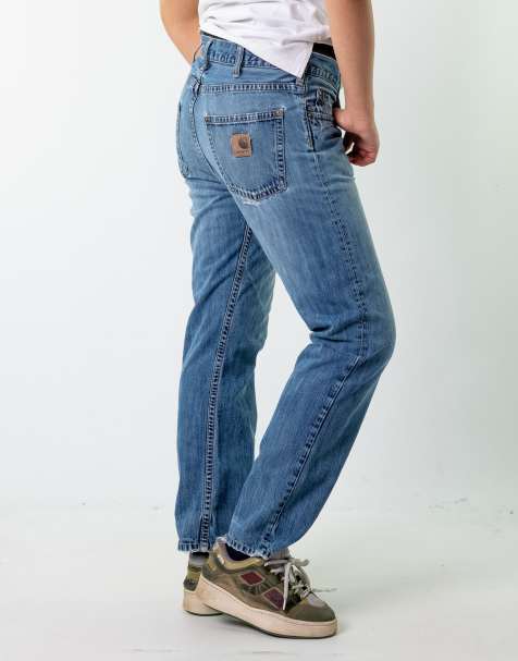 Vintage Carhartt (33x32) Jeans in Blue Denim - view 1