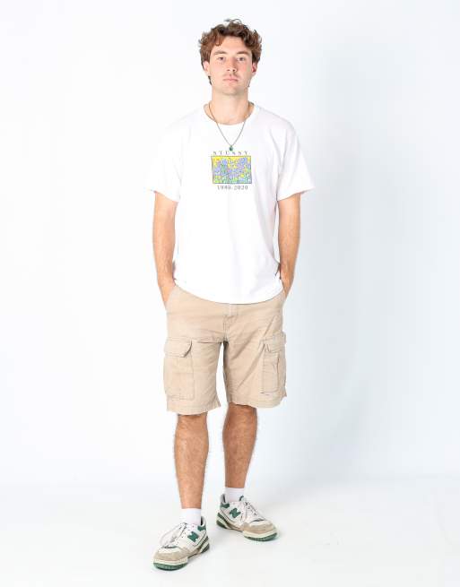 Vintage Carhartt 34x21 canvas cargo shorts in false