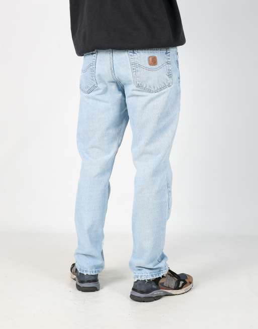 Vintage Carhartt 34x30 denim jeans in light blue