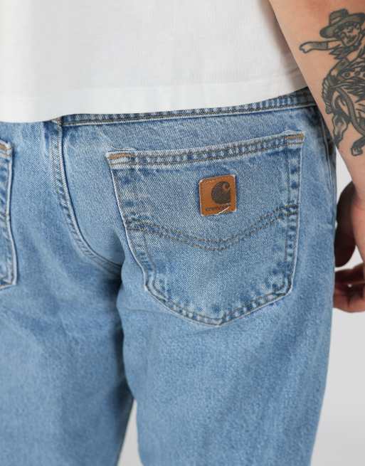 Vintage Carhartt 34x30 denim jeans in light blue, 4 of 4