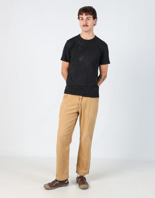 Vintage Carhartt 34x30 woven straight pants in tan