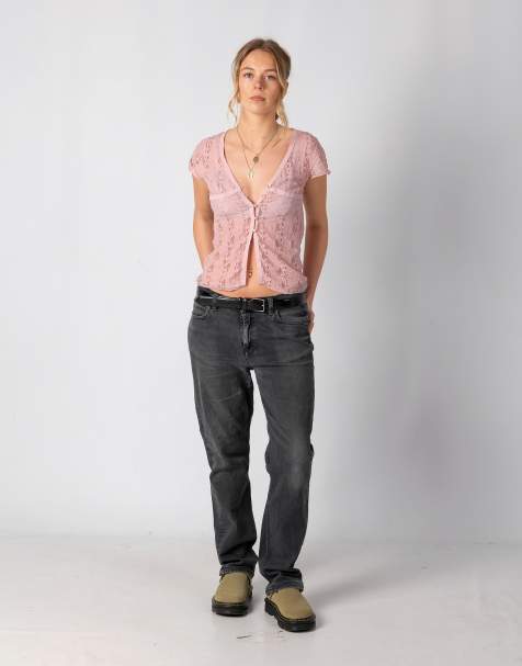 Vintage Carhartt 34x32 Denim Jeans Charcoal Grey - view 1