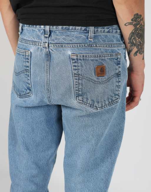Vintage Carhartt 34x32 denim jeans in light blue, 4 of 4