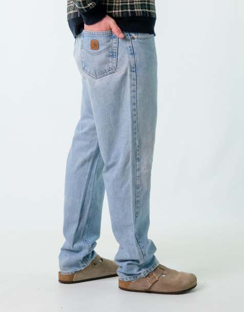 Vintage Carhartt 34x32 Denim Jeans Light Blue - view 1