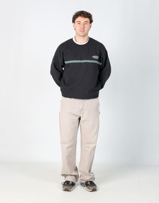 Vintage Carhartt 34x34 canvas carpenter jeans in beige