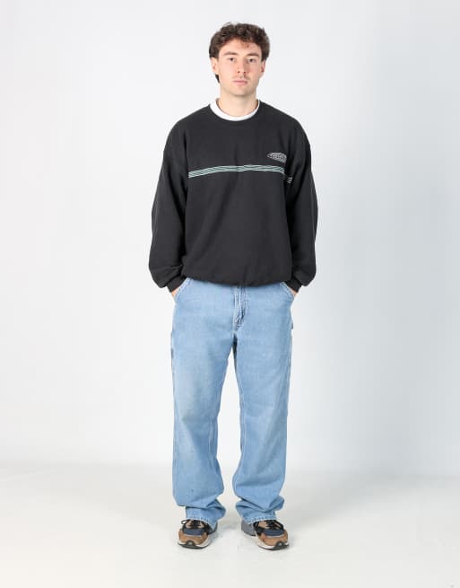 Vintage Carhartt 34x34 denim carpenter jeans in light blue