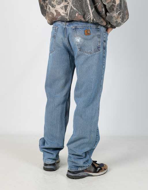 Vintage Carhartt 34x34 denim jeans in blue