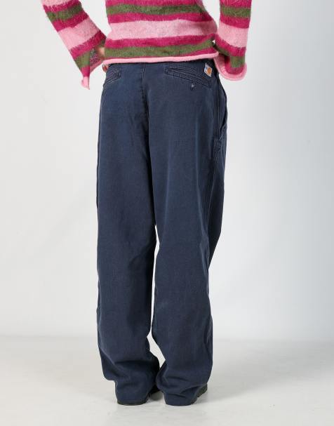 Vintage Carhartt 34x34 denim jeans in navy blue - view 1