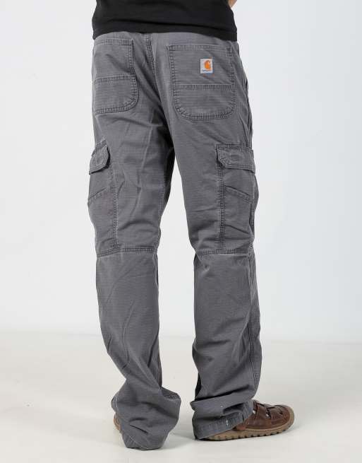 Vintage Carhartt 34x34 woven cargo pants in grey