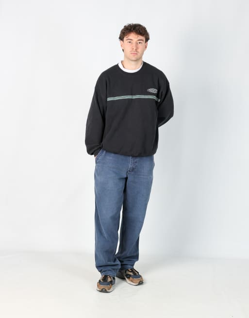 Vintage Carhartt 34x34 woven straight pants in navy blue