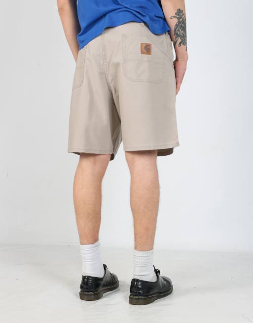 Vintage Carhartt 36x19 canvas cargo shorts in beige