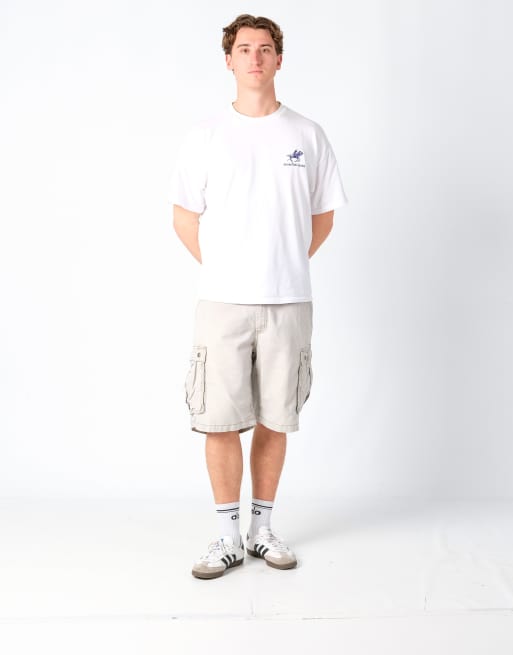 Vintage Carhartt 36x22 Canvas Carpenter Baggy Shorts Tan