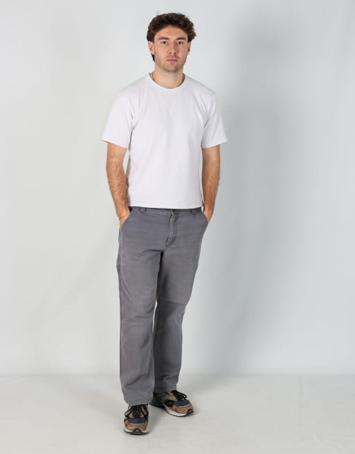 Vintage Carhartt 36x30 canvas carpenter jeans in grey