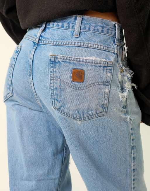 Vintage Carhartt 36x30 Denim Jeans Blue