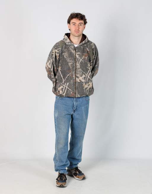 Vintage Carhartt 36x30 denim jeans in light blue, 2 of 4