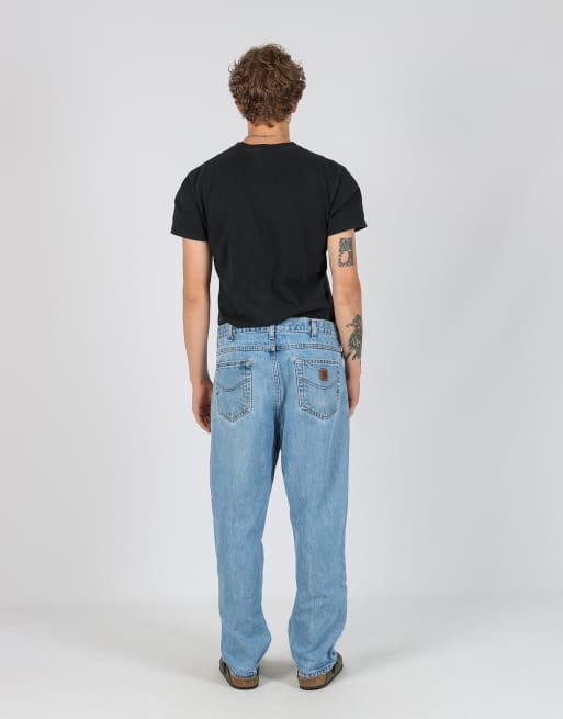 Vintage Carhartt 36x30 denim jeans in light blue, 3 of 4
