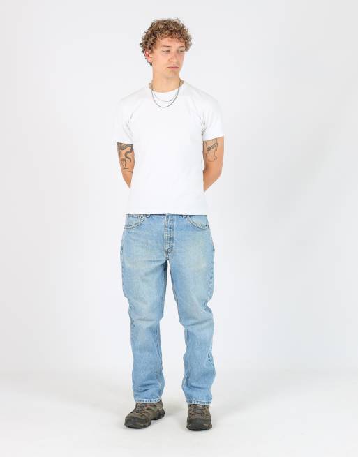 Vintage Carhartt 36x30 denim jeans in light blue, 2 of 4