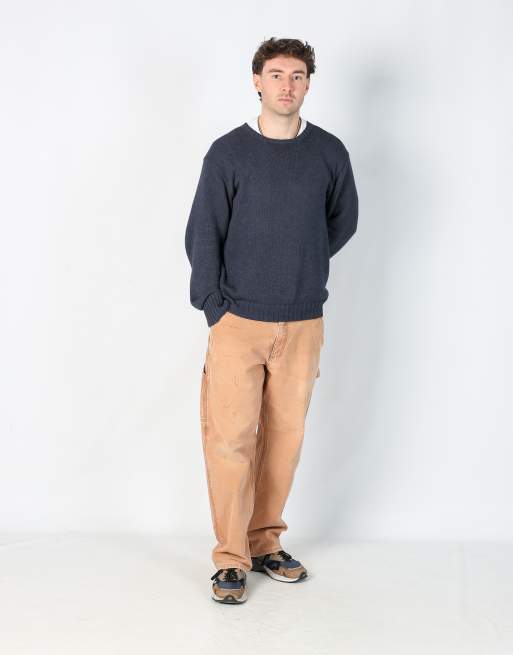 Vintage Carhartt 36x32 canvas carpenter jeans in tan