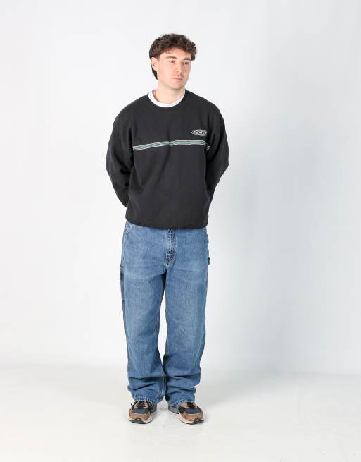 Vintage Carhartt 36x32 denim carpenter jeans in blue