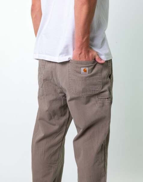 Vintage Carhartt 36x34 Canvas Carpenter Jeans Brown - view 1
