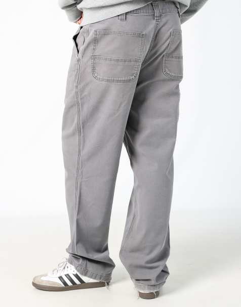 Vintage Carhartt 36x34 canvas carpenter jeans in grey - view 1