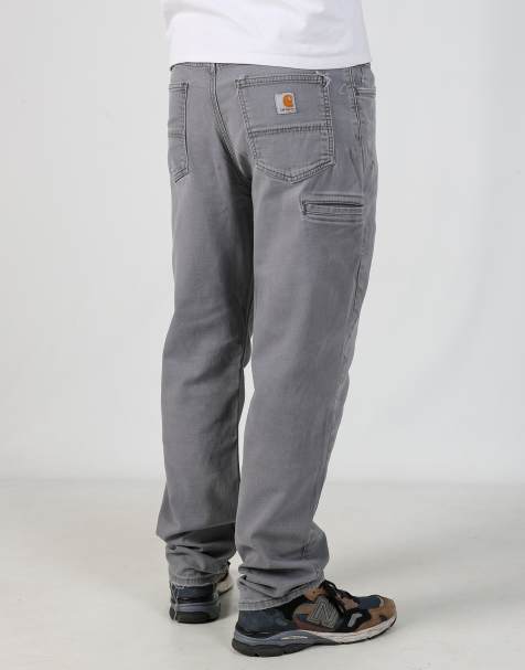 Vintage Carhartt 36x34 canvas carpenter jeans in grey - view 1