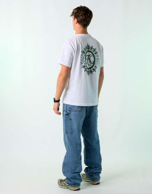 Vintage Carhartt 36x34 Denim Carpenter Jeans Blue