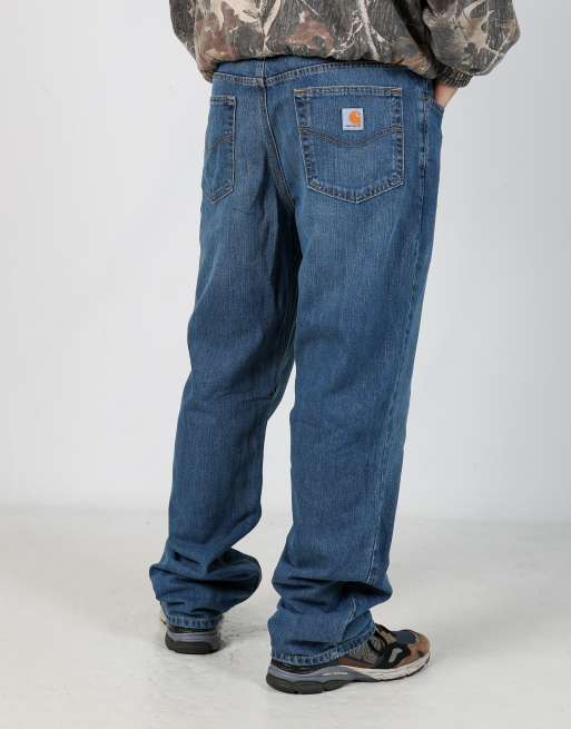 Vintage Carhartt 36x34 denim jeans in blue
