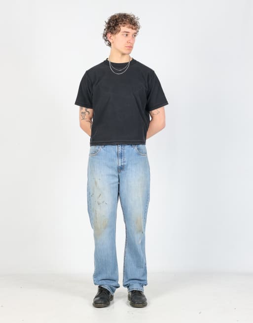 Vintage Carhartt 36x34 denim jeans in light blue
