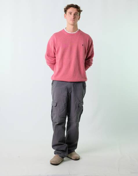 Vintage Carhartt 36x34 Woven Cargo Pants Charcoal Grey - view 1