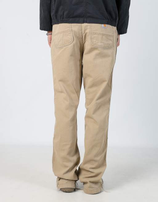 Vintage Carhartt 36x34 woven straight pants in beige
