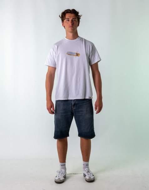 Vintage Carhartt 38" Denim Jorts Shorts Charcoal Grey - view 1