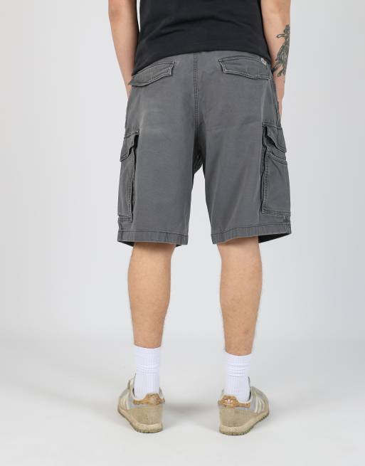 Vintage Carhartt 38x20 canvas cargo shorts in grey