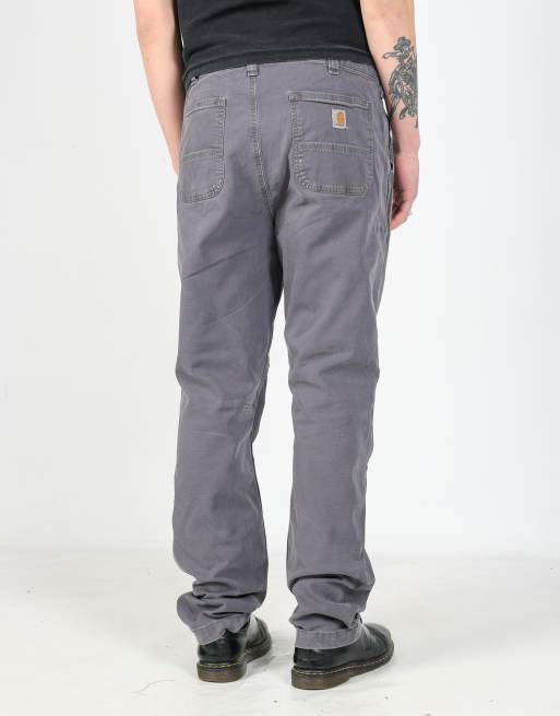 Vintage Carhartt 38x30 canvas carpenter jeans in grey