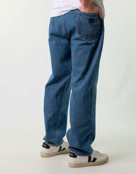 Vintage Carhartt 38x30 Denim Carpenter Jeans Blue - view 1
