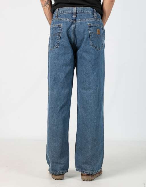 Vintage Carhartt 38x30 denim jeans in blue, 2 of 4