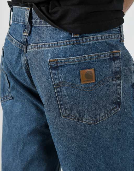 Vintage Carhartt 38x30 denim jeans in blue, 4 of 4