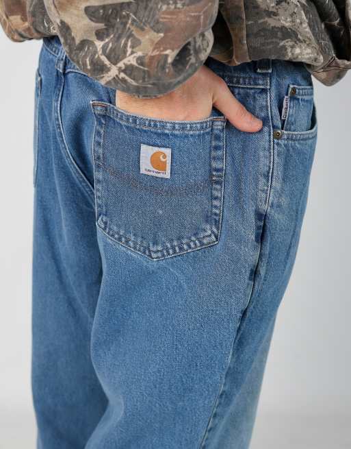 Vintage Carhartt 38x30 denim jeans in blue, 4 of 4