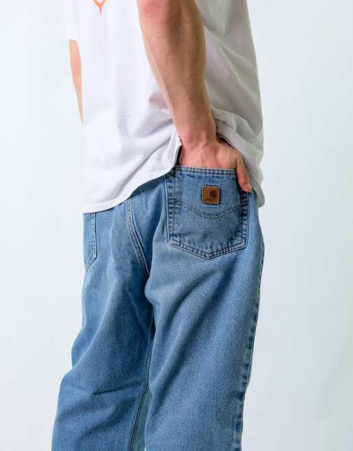 Vintage Carhartt 38x30 Denim Jeans Light Blue