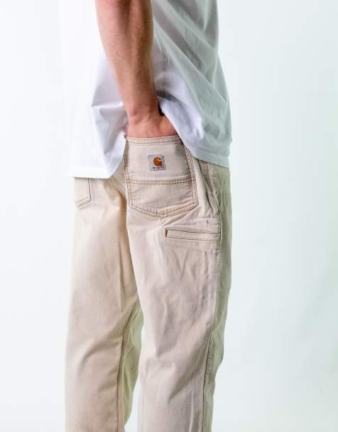 Vintage Carhartt 38x30 Denim Jeans Tan - view 1