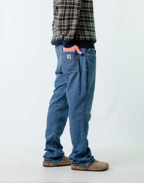 Vintage Carhartt 38x32 Denim Jeans Blue - view 1