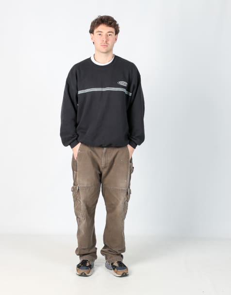 Vintage Carhartt 38x34 canvas carpenter jeans in brown - view 1