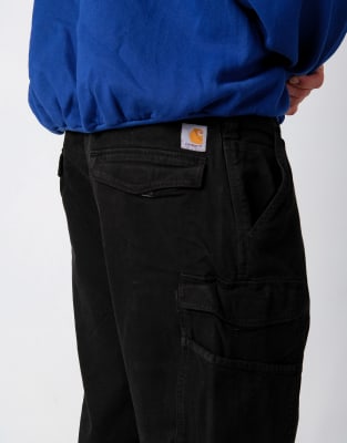 Vintage Carhartt 40x32 Canvas Carpenter Baggy Jeans Black